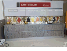 Tablet Screenshot of garridodecoracion.com